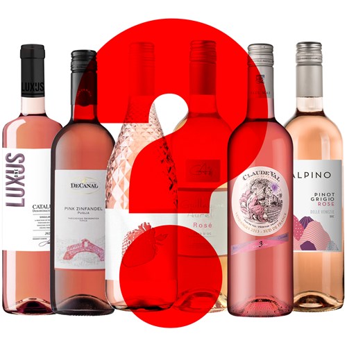 Surprise Rose Wine Case of 6 - 5 Stars